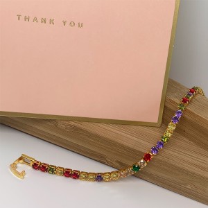 Vòng đeo tay bằng đồng mạ vàng châu Âu và Mỹ 18K