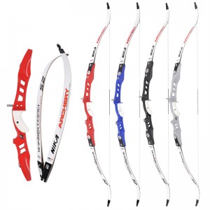 Nika Archery 66inches Recurve Bow Biệt bắn bộ cho bắn súng mục tiêungoài trời bắn cung