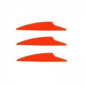 Nika Bắn cung 170019 Vane TPU Dolphin 2,5 inch cho Bắn cung tất cả các loại chụp mũi tên