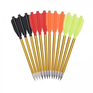 Elongngoài trời 110301 6.5inch bu lôngnỏnhôm rỗng điểm thép carbon để săn bắn cung