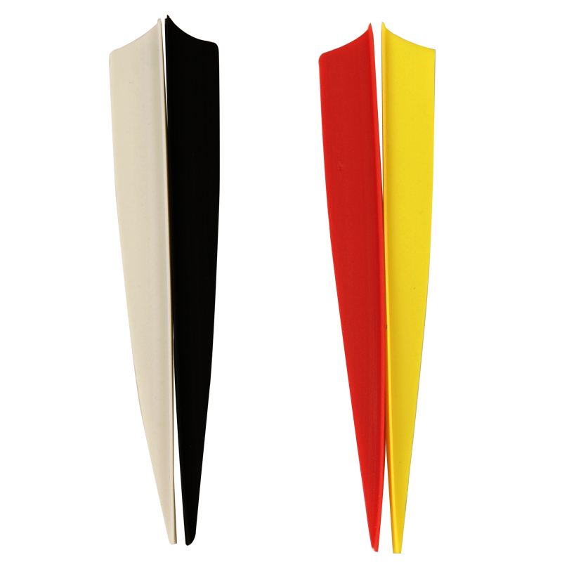 Nika Bắn cung 170017 5 inch Shield TPU Vane cho Bắn cung tất cả các loại chụp mũi tên