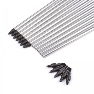 Elongngoài trời 113149-01 30 inch Nhôm Mũi tên Thổ Nhĩ Kỳ Feather Bắn cung Thực hành bắn súng