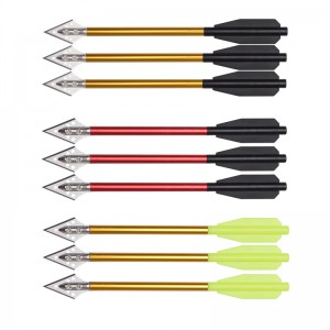 Elongngoài trời 118643 16cm Nhôm Bolt Blade Broadhead cho săn bắn cung bắn cung