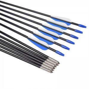 Elongngoài trời 110083 26inch ID5mm sợi thủy tinh mũi tên bắn cung recurvenơ chụp