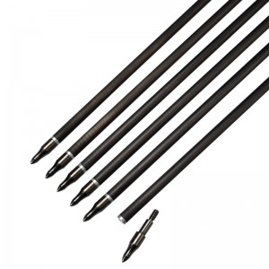 Elongngoài trời 114454 ID6.2mm SP500 30inch sợi carbon mũi tên Thổ Nhĩ Kỳ Feather bắn cung bắn cung