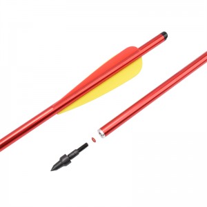 Elongngoài trời 116058 OD8.8mm 16inch Nhôm Bolt Bắn cung Crossbow Săn bắn Thể thao