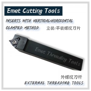 Công cụ luồng Emet \\\\ Công cụ luồng Ninternal \\\\ Công cụ luồng NEXternal/insert có thể được kẹp bởi cả phương thức dọc vàngang \\\\ Công cụ NTURNING
