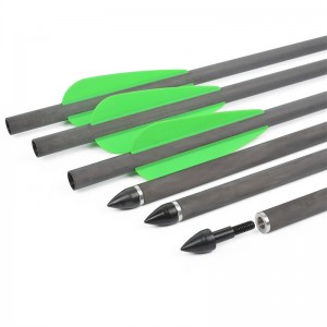 Elongngoài trời 113003-02 Airgun 26.37inch Bolt Carbon Vane Crossery Crossbow Mũi tên Bắn súng