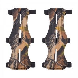 Elongngoài trời 44AG01 8,5 inch bảo vệ cánh tay có thể điều chỉnh Bắn cung hai mặt bảo vệ trước