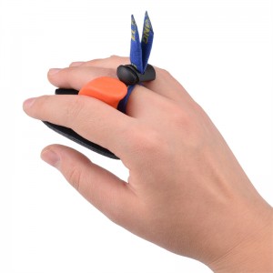 Elongngoài trời 42ft02 RH M Kích thước Tab Finger Phụ kiện bắn cung cho Recurve Bow Chụpngón tay Bảo vệ