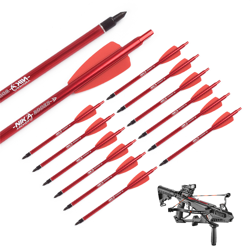 Nika Bắn cung 113173-02 7.5Inch Nhôm Crossbow Bolt cho Cobra Adder/R9/RX săn bắnnỏ