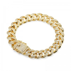 Dây hip-hop đầy vòng đeo tay khoan