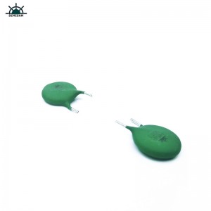 Nhà sản xuất ban đầu Curve Head Shape Green Silicon 5 Ohm 5D13 Đường kính 13mm Điện trở Điện trở NTC Nhiệt điện trở