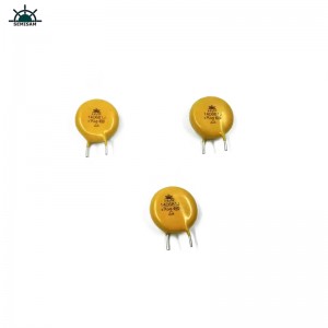 ODM Giá thấp hơn Dịch vụ tốt, Màu vàng Surge cao Mov 14mm HVR14D681K Varistor oxit kẽm cho đèn LED