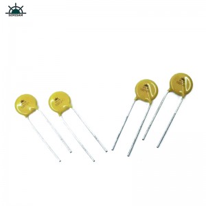 Nhà cung cấp điện trở Trung Quốc ODM Silicon vàng 10D121 Đường kính 10 mm Kim loại Varistor cho đèn LED