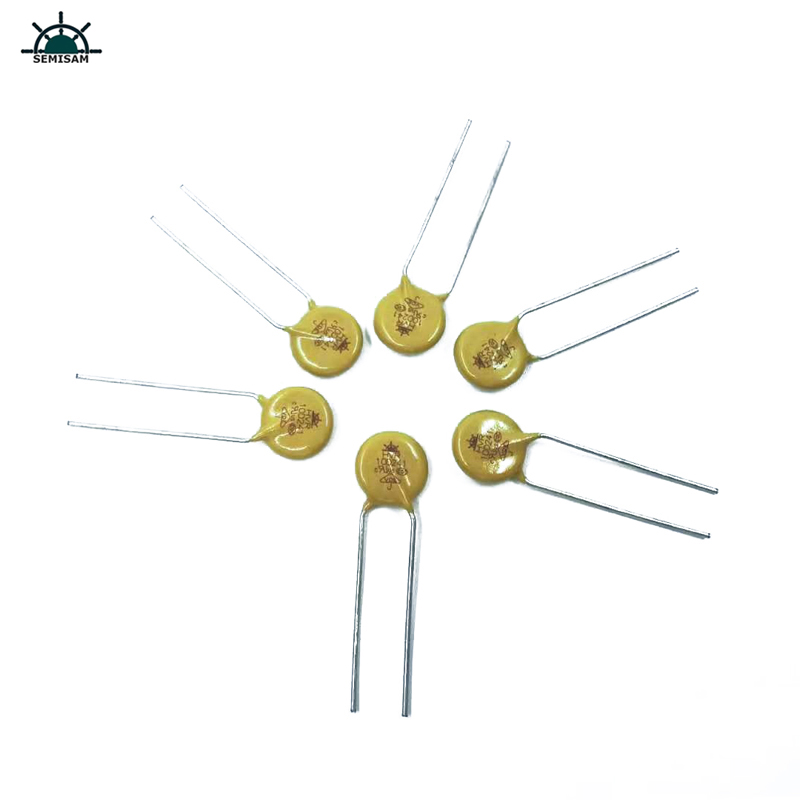 Nhà cung cấp điện trở Trung Quốc Chất lượng tốt Silicon màu vàng 10D241 Đường kính 10 mm Metal Oxide Varistor Mov cho PCB PCBA