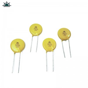 Trung Quốc Nhà sản xuất ban đầu, màu vàng silicon Mov 20 mm 20D681 680V ZOV Varistor Mov để bảo vệ quá tải