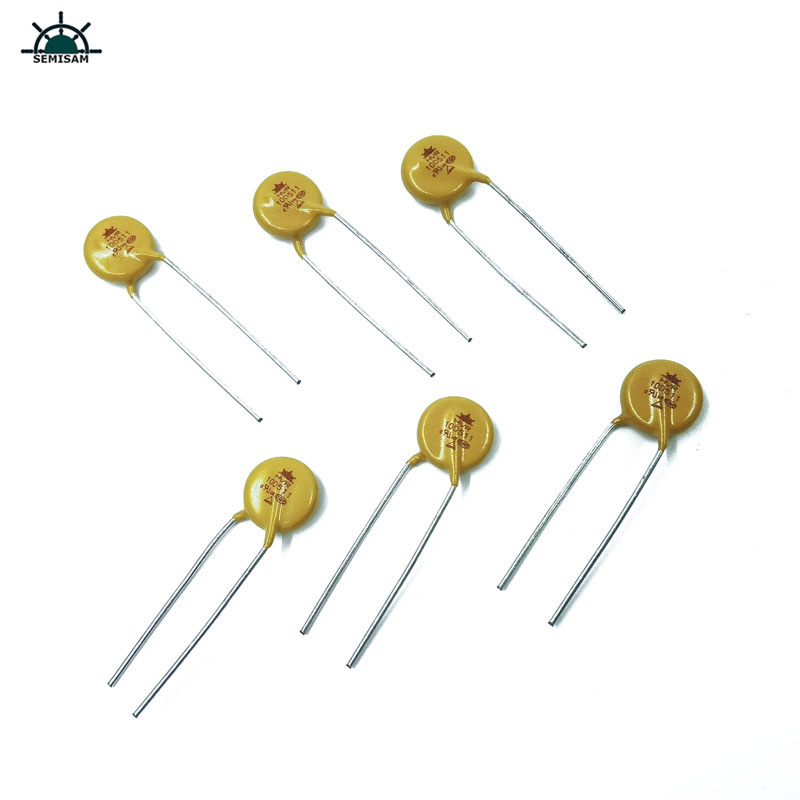 Nhà sản xuất Trung Quốc Nhà cung cấp Sức đề kháng Vàng Silicon 10D511 Đường kính 10 mm Zinc Oxide Mov Varistor để cung cấpnăng lượng