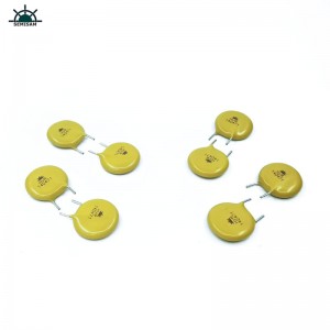 Thành phần điện tử Trung Quốc, điện trở MOV màu vàng14mm 14D471 470V ZOV Varistor Mov 5mm