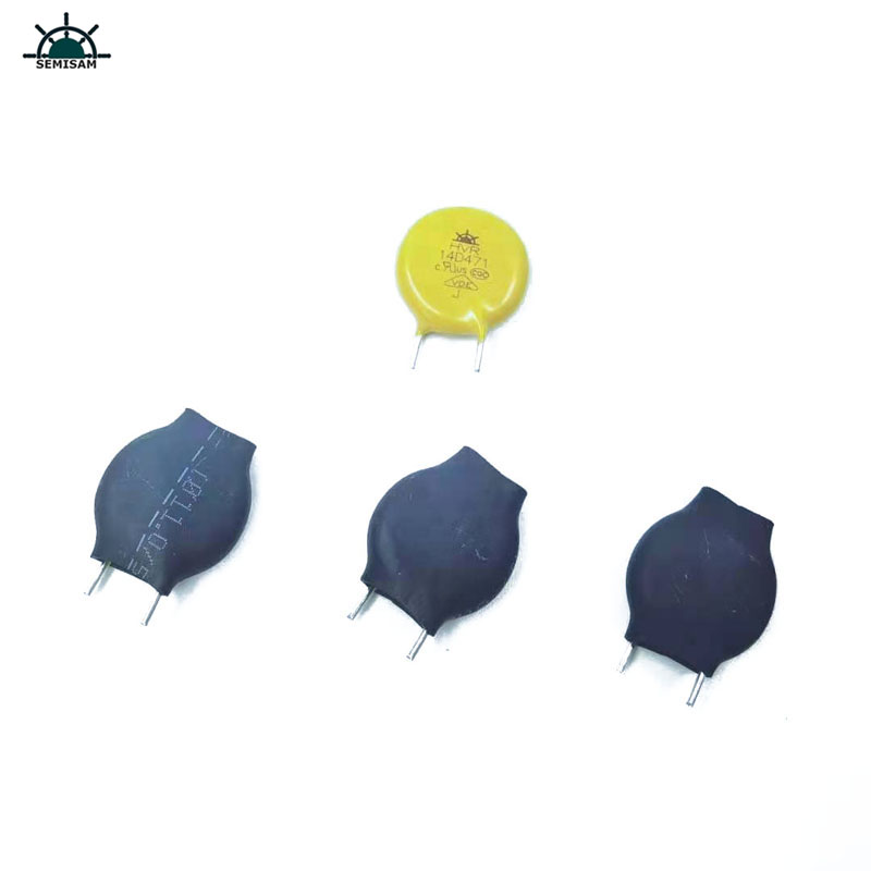 Trung Quốc ODM Yellow Mov 14mm 14D471 470V Varistor Surge Protector Zov Varistor