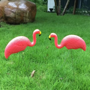 Mô phỏng bằngnhựa Flamingo Trang trí cho bé Vườnngoài trời Đồ trang trí Nhựa Flamingo Bức tượngnhỏ Lễ hội vườn làm vườn trang trí