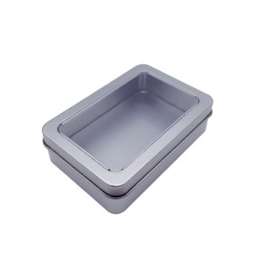 Nhà cung cấp bán buôn hộp thiếc bánnóng hộp bao bì usb Logo in có thể tùy chỉnh (107mm * 70mm * 30mm)