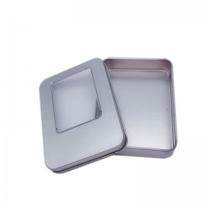 Hộp thiếc hình chữnhật (115mm * 85mm * 22mm)