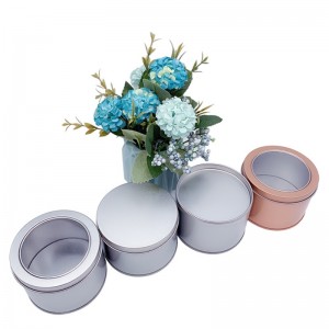 Hộp kẹo hộp, trà tráng miệng bao bì hộp sắt (85mm * 60mm)