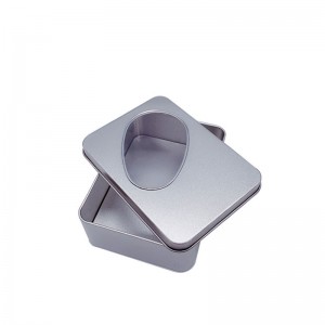 Chuột hình chữnhật mờ hộp thiếc 125 * 90 * 40mm