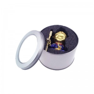 Nhà máy bánnắp đậy hàng đầu hình trụ thiếc có thể bánh shaving Xà phòng Tin có thể (90mm * 60mm)