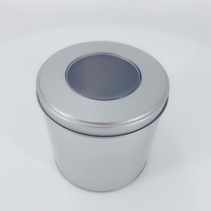Nhà máy Bán buôn tròn Tin Can Tin Hộp Cd Case Sugar Jar Hộp quà tặng Hỗ trợ Tùy chỉnh (120mm * 120mm)