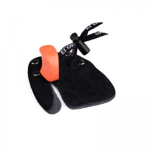 Elongngoài trời 42ft05 LH M Kích thước Bắn cung Tab Finger Protector Finger Saver Leather Cable Tab For Recurve Bow