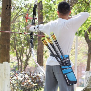 Nika Archery 430023 Mũi tên bắn cung Rife Canvas Gửi mũi tên eo treo vai đơn để bắn phụ kiện săn bắn