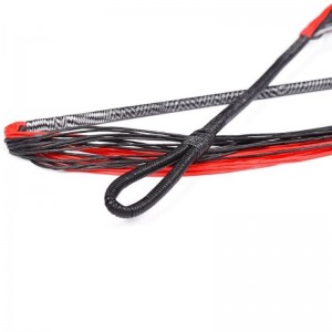 Elongngoài trời 280110-01 26.6inch 28 sợi chuỗinỏ màu đỏ đen phù hợp cho hơn 150lbs recurvenỏ