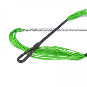 Elongngoài trời 280110-02 26.6inch 28 sợi chuỗinỏ huỳnh quang Green recurve chuỗinỏ