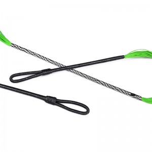 Elongngoài trời 280110-02 26.6inch 28 sợi chuỗinỏ huỳnh quang Green recurve chuỗinỏ