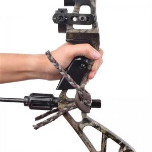 Elongngoài trời 470011 Dây đeo cổ tay Metal Metal Gromet Màu xám cho bắn cung hợp chất bắn cung