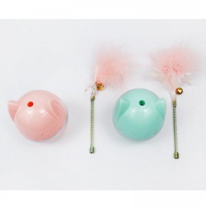 The New Pet Cat Toy Tumbler Trêu chọc Cat Ball Bite Chống trêu chọc Cat Stick Feather Tự chữa bệnh Chốngnhàm chán Nhà sản xuất tạo tác