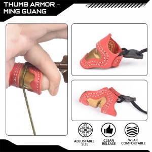 Elongngoài trời 420028 m Kích thước bắn cungngón tay cái Thumb Armor Handmade Finger Bảo vệngón tay cái để chụpngoài trời Phụ kiệnngón tay Tab