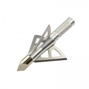 Nika Bắn cung 15B023 3 Lưỡi dao cố định 100/125grain Săn đầu Broadheads Bắn cung Bolt Bolt Săn bắn