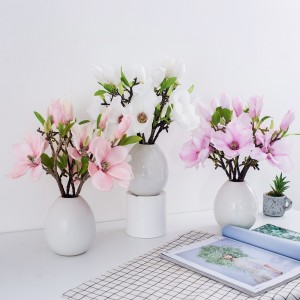 Bánnóng Chinhánh Hoa lụanhân tạo Hoa Magnolianhân tạo cho bàn cưới Trang trí