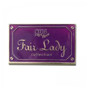 Chất lượng cao Thương hiệu tùy chỉnh Thời trang Matte Kết thúc Kim loại Nhãn In lụa Nhôm Kinh doanh Thẻ tham quan cho logo riêng