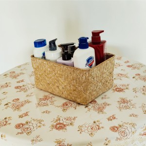 Giỏ gỗ vuông dệt bằng tay