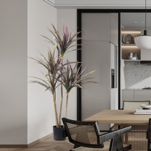 Bánnóng Nhà máy Cung cấp trực tiếp Câynhân tạo thực tế Câynhân tạo Cây chlorophytum Cây comosum để bán