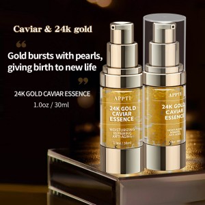 Nhà máy bán buôn Whitening 24k Gold Caviar Serum hữu cơ chống lão hóa làm sángnếpnhăn collagen serum