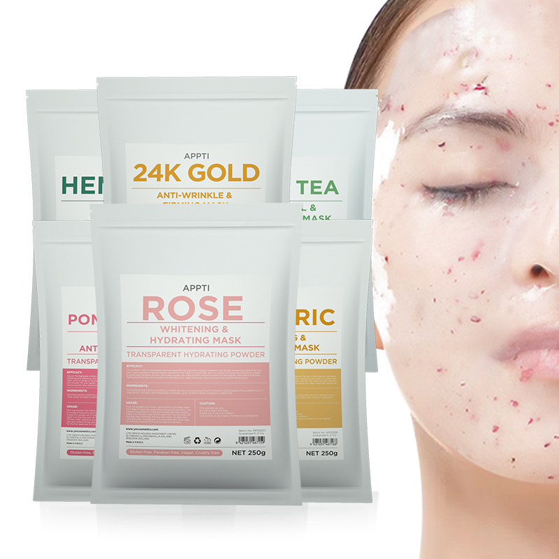 Spa Face Anti Aging Rose Hydro Jelly Powder Mask Rose Jelly Mask Bán buôn chonữ