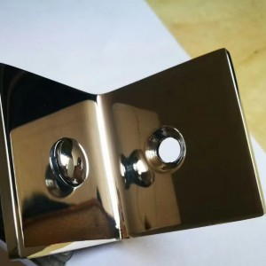 Phòng tắm 90 độ Phòng tắm Kính cửa kính vuông