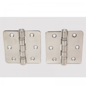 HN004 (2 gói) 3,5 inch x3,5 inch bản lề tròn 1/4 inch Raidus Standard Standard Nowroom Door