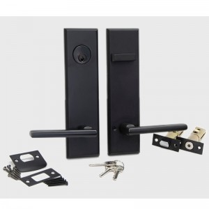 6201 Bộ khóa cửa dài Tubular, bộ tay cầm hợp kim kẽm chất lượng cao hiện đại cho cửa trước và cửa bênngoài