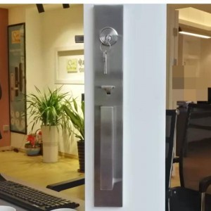 8005 Tay cầm cửa phần cứng cửa trước hiện đại và bộ Deadbolt